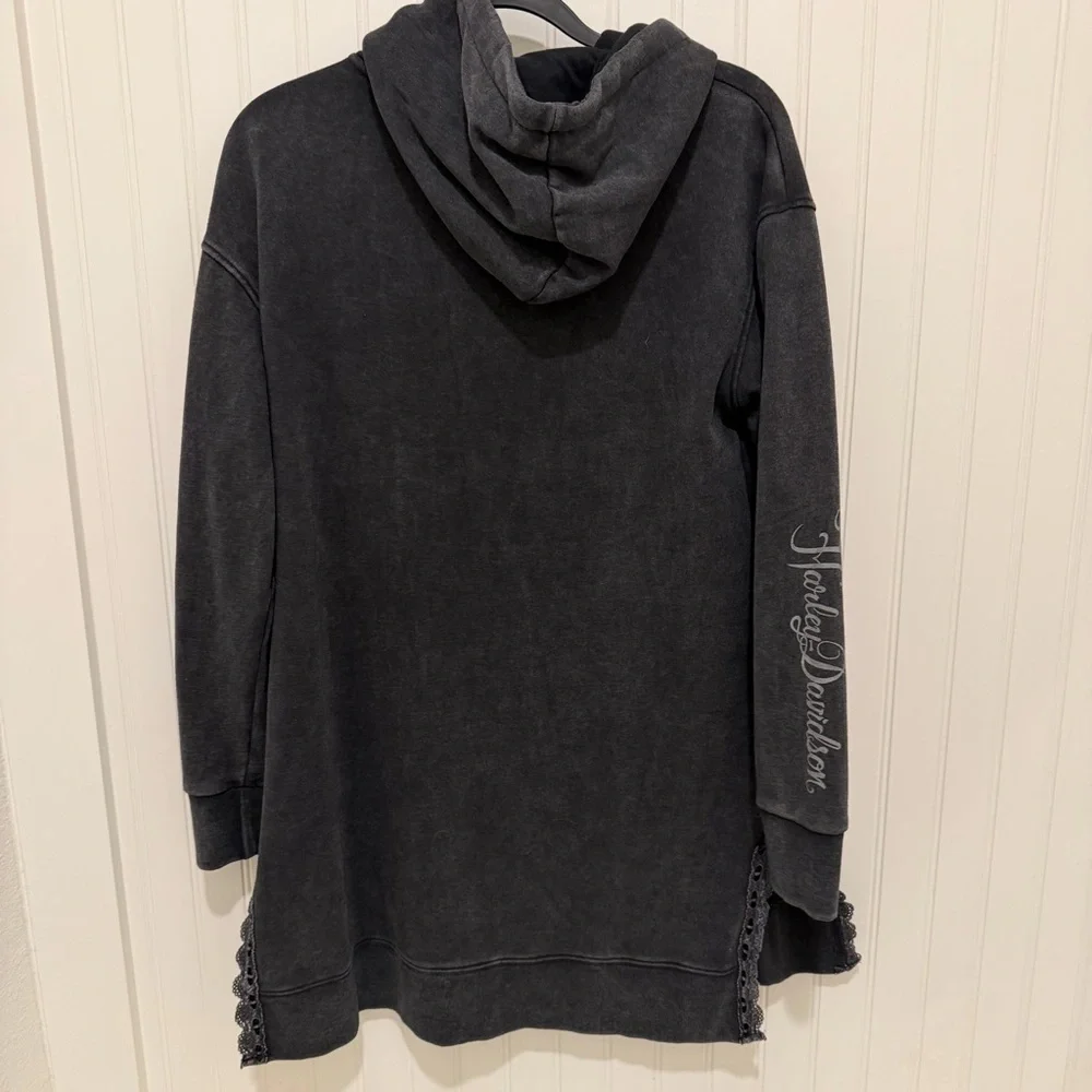 Harley-Davidson Charcoal Winged Hoodie - Picture 5 of 7